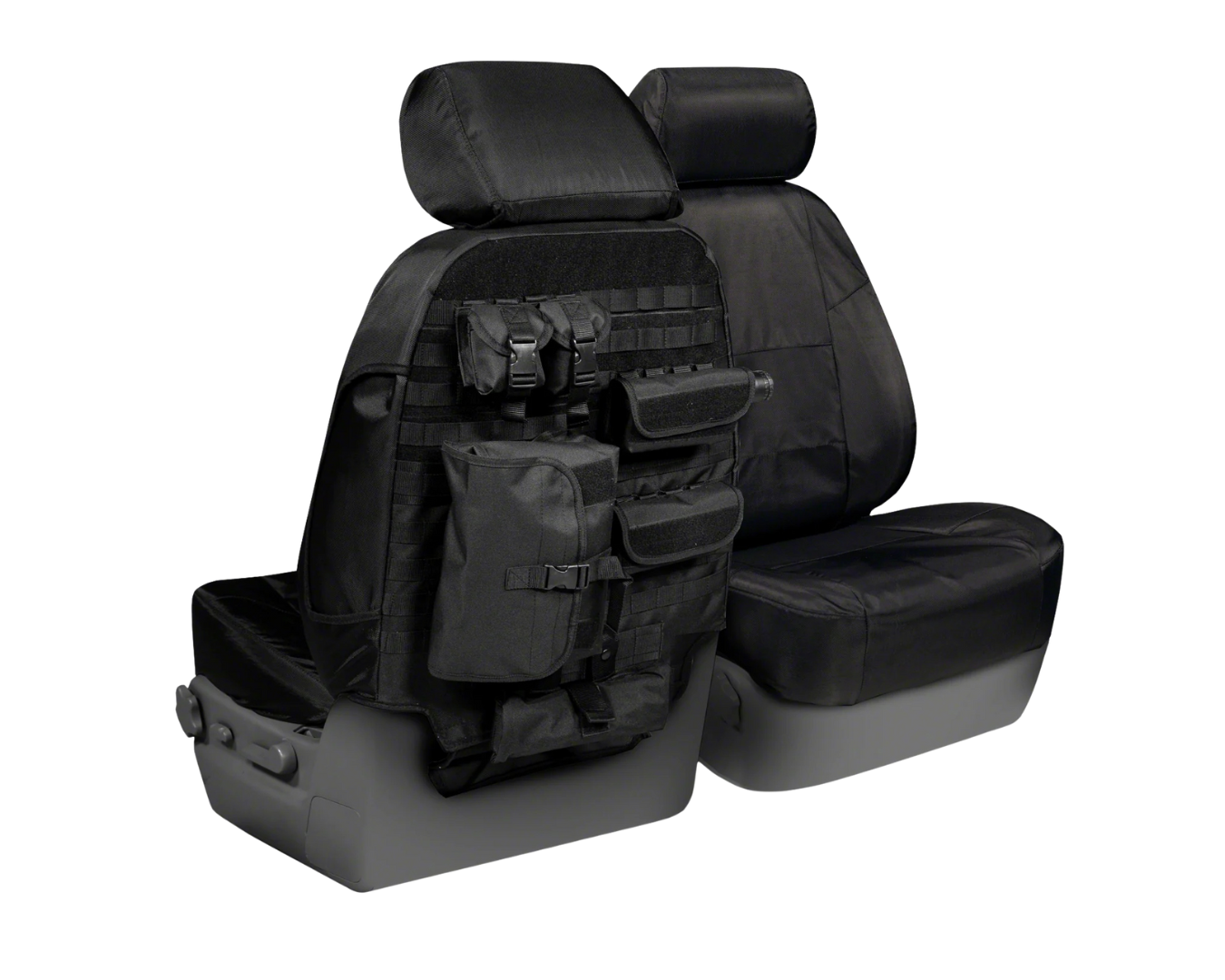 Custom Fit Ballistic Tactical Seat Cover - Black