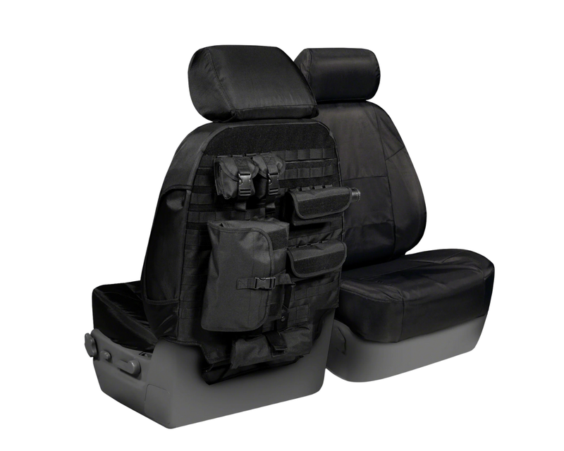 Custom Fit Ballistic Tactical Seat Cover - Black