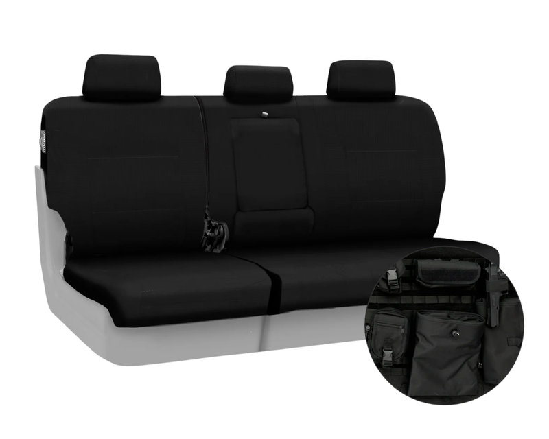 Custom Fit Ballistic Tactical Seat Cover - Black