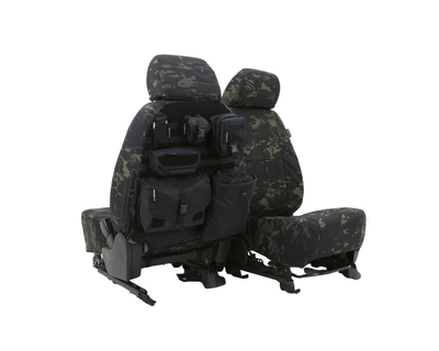 Custom Fit Ballistic Tactical Seat Cover - Camo Classic Black