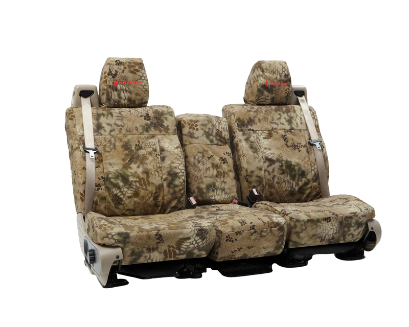 Custom Fit Ballistic Tactical Seat Cover - Camo Kryptek Highlander
