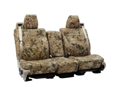 Custom Fit Ballistic Tactical Seat Cover - Camo Kryptek Highlander