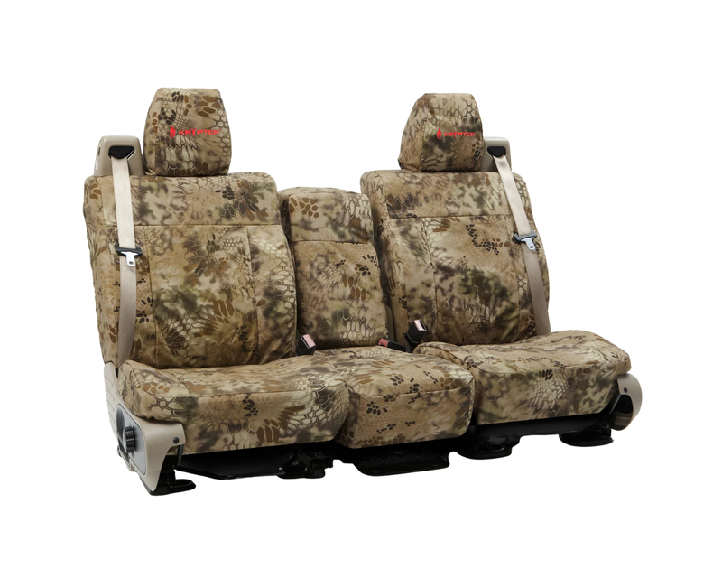 Custom Fit Ballistic Tactical Seat Cover - Camo Kryptek Highlander