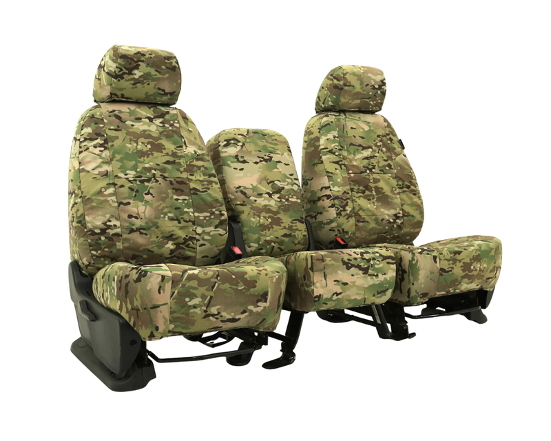 Custom Fit Ballistic Tactical Seat Cover - Camo Multicam Classic