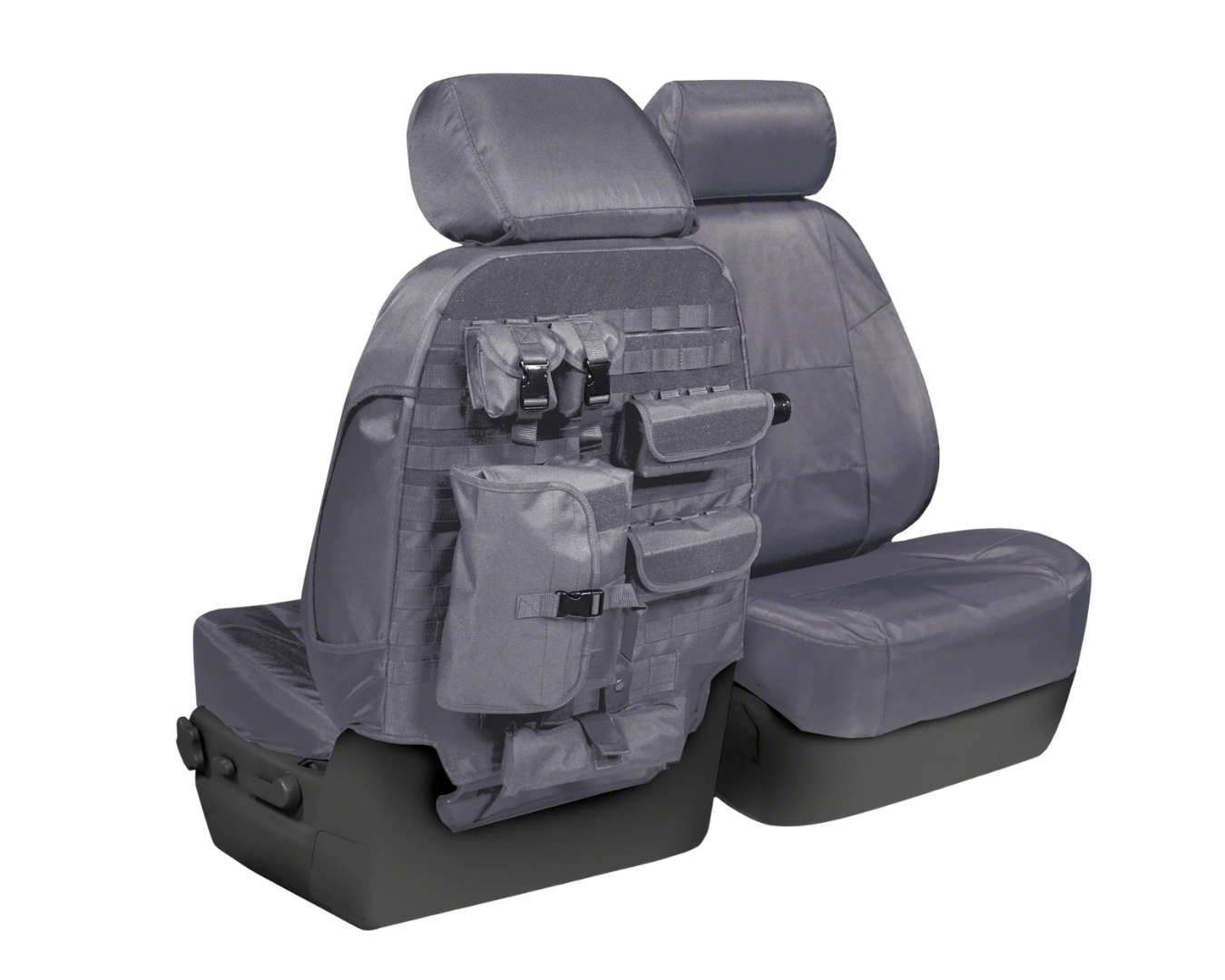 Custom Fit Ballistic Tactical Seat Cover - Charcoal
