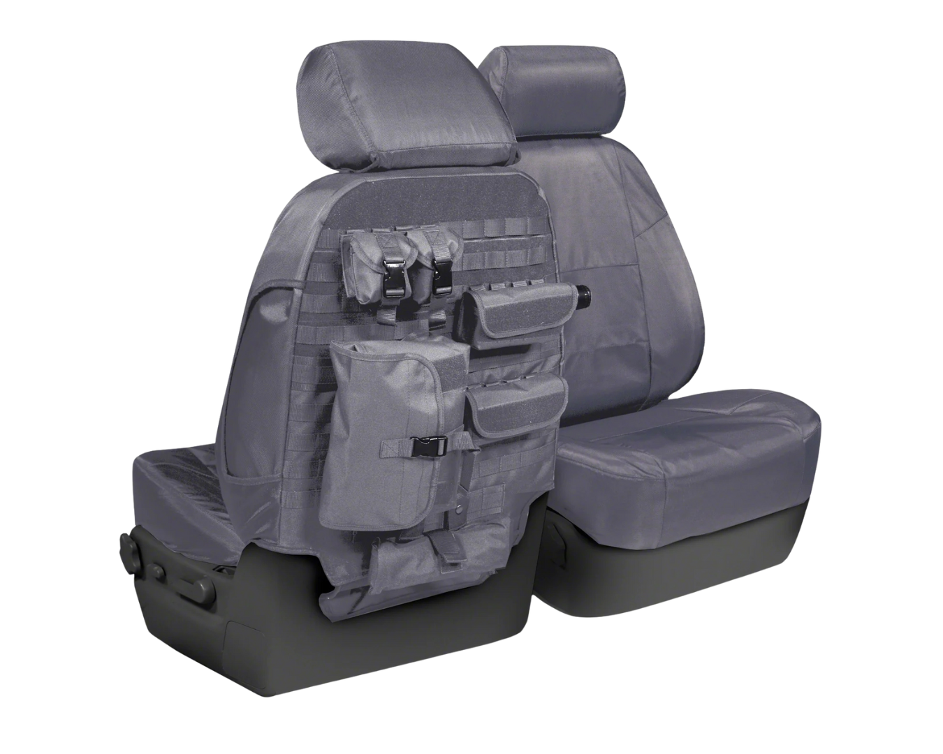 Custom Fit Ballistic Tactical Seat Cover - Charcoal