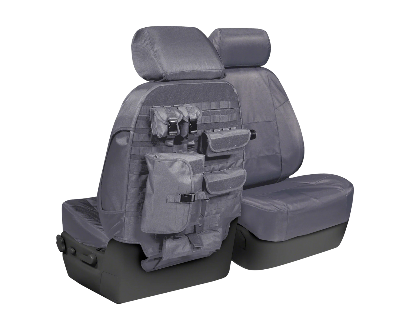 Custom Fit Ballistic Tactical Seat Cover - Charcoal