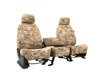 Custom Fit Ballistic Tactical Seat Cover - Multicam Arid