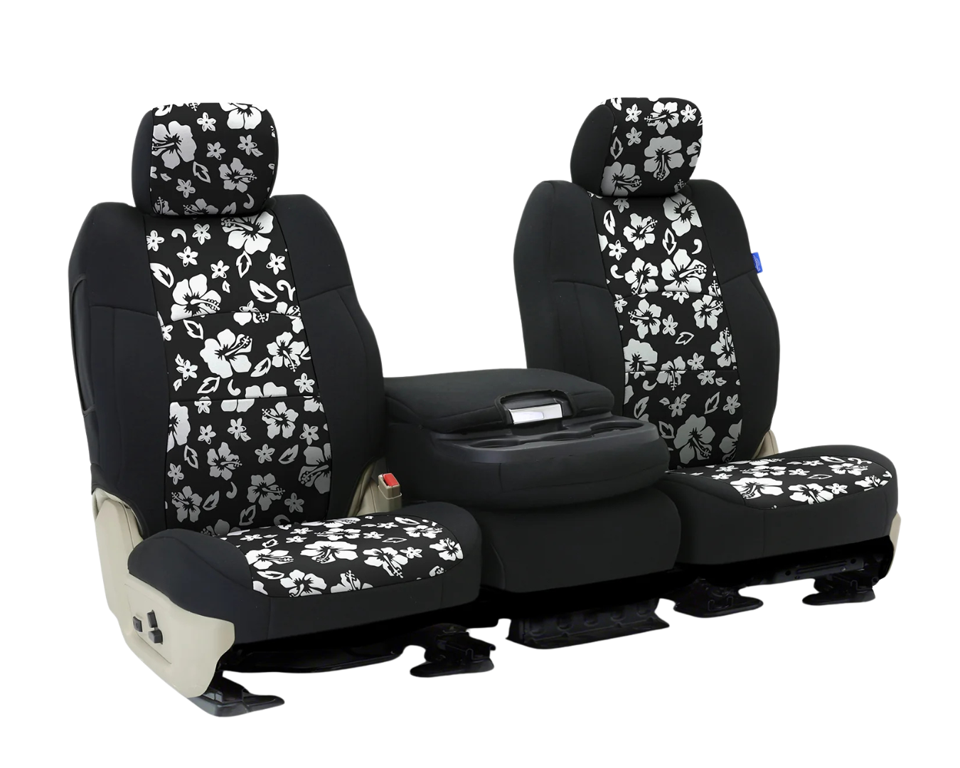 Custom Fit CR-Grade Neoprene Seat Cover - Hawaiian Black with Black