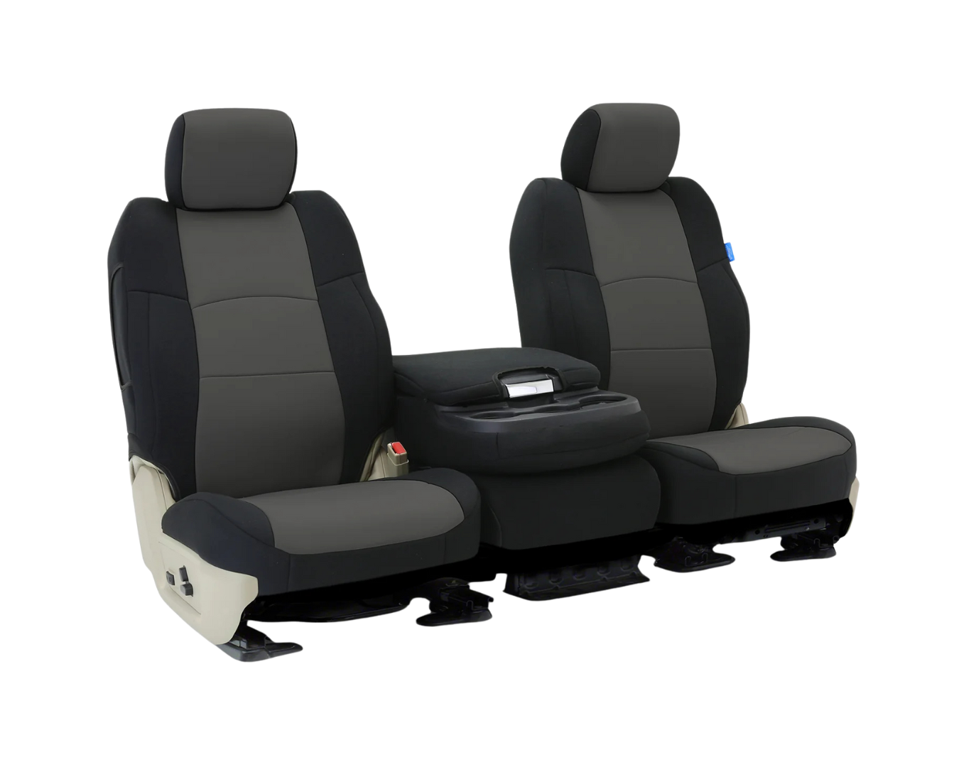 Custom Fit CR-Grade Neoprene Seat Cover - Medium Gray with Black