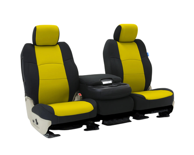 Custom Fit CR-Grade Neoprene Seat Cover - Yellow with Black