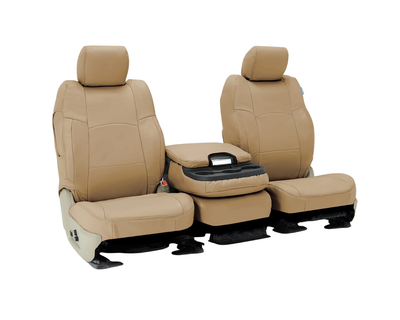 Custom Fit Genuine Leather Seat Cover - Beige