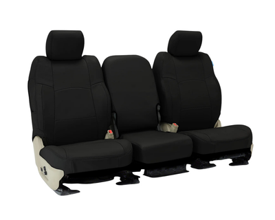 Custom Fit Genuine Leather Seat Cover - Black