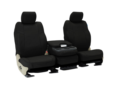Custom Fit Genuine Leather Seat Cover - Black