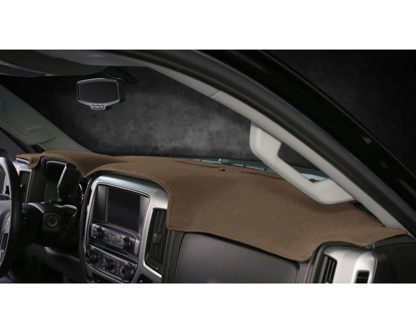 Custom Fit Molded Carpet Dashboard Cover - Taupe