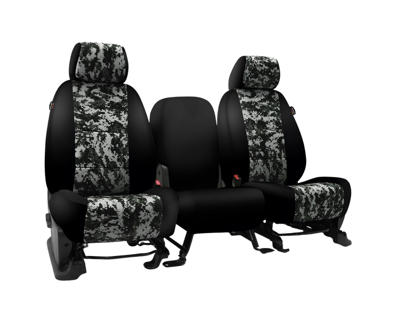 Custom Fit Neosupreme Seat Cover - Camo Digital Urban with Black