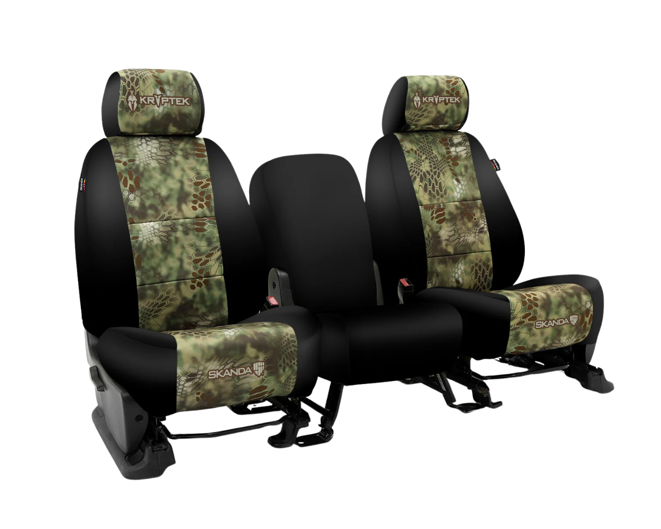 Custom Fit Neosupreme Seat Cover - Camo Mandrake With Black