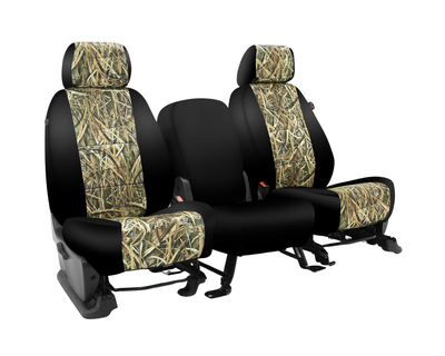 Custom Fit Neosupreme Seat Cover - Camo Mossy Oak with Black