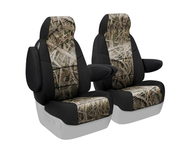 Custom Fit Neosupreme Seat Cover - Camo Mossy Oak with Black