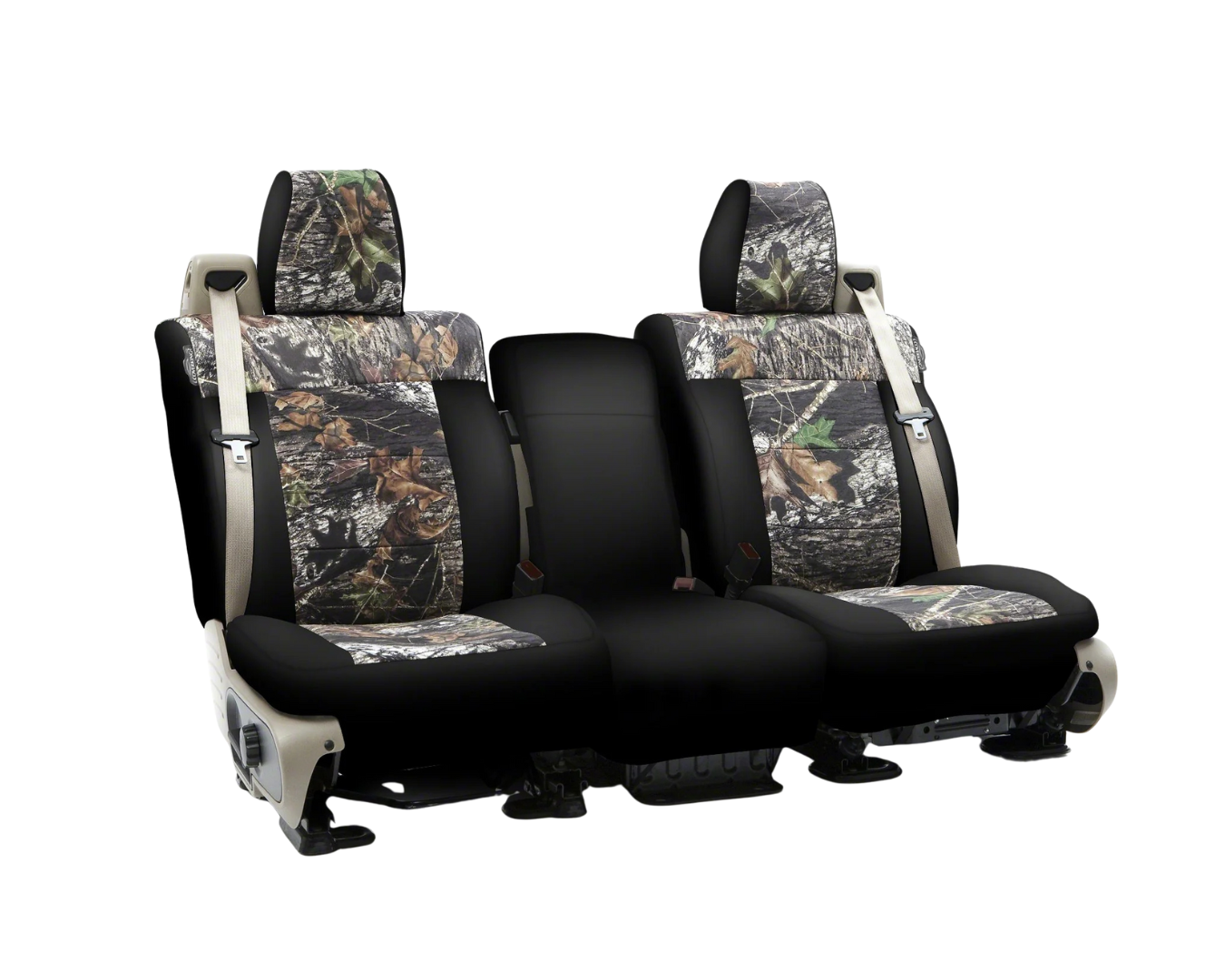 Custom Fit Neosupreme Seat Cover - Camo Mossy Oak with Black