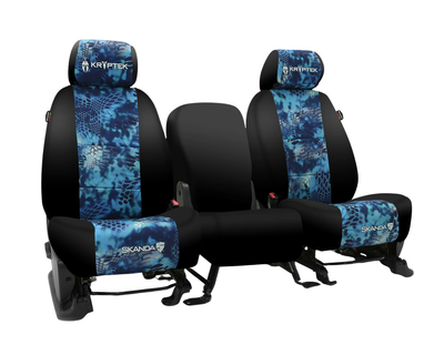 Custom Fit Neosupreme Seat Cover - Camo Pontus With Black