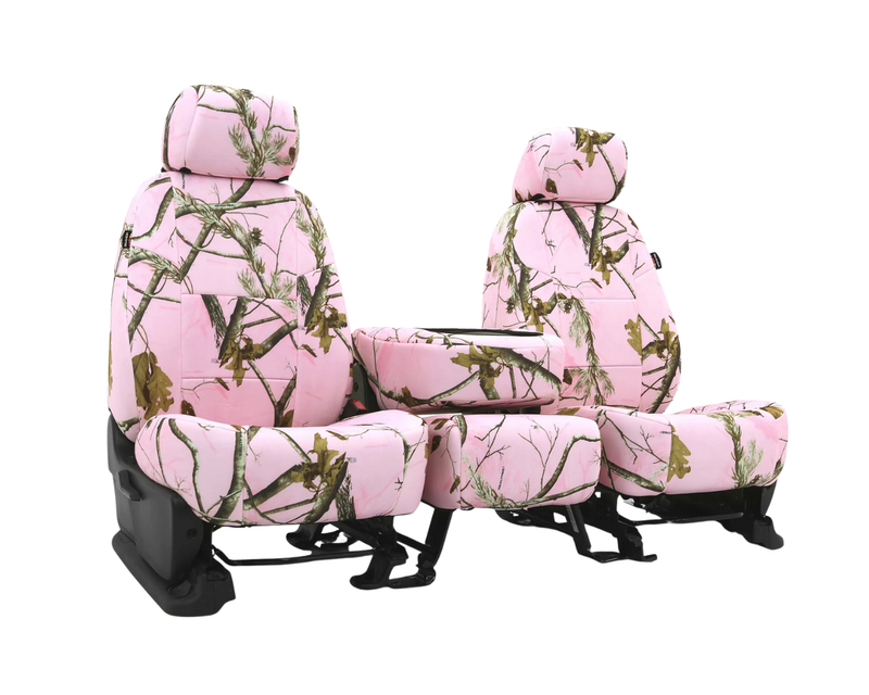 Custom Fit Neosupreme Seat Cover - Camo Real Tree P Pink Solid