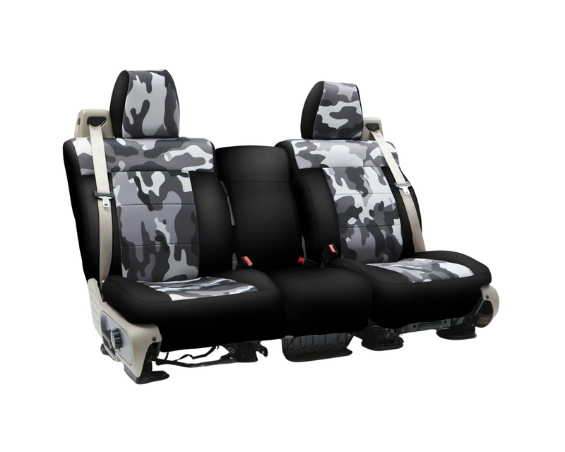 Custom Fit Neosupreme Seat Cover - Camo Traditional Urban with Black