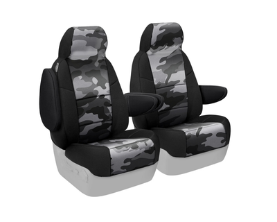 Custom Fit Neosupreme Seat Cover - Camo Traditional Urban with Black