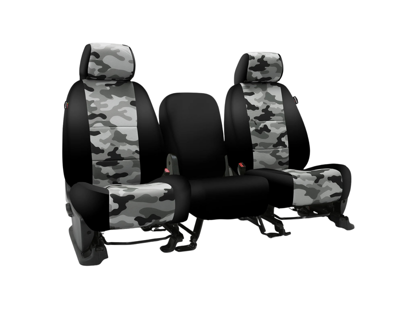 Custom Fit Neosupreme Seat Cover - Camo Traditional Urban with Black