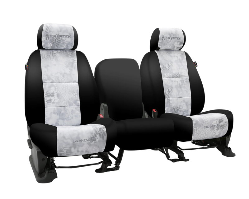 Custom Fit Neosupreme Seat Cover - Camo Wraith With Black