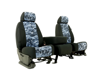 Custom Fit Neosupreme Seat Cover - Mossy Oak Bluefin with Black