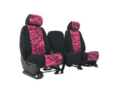 Custom Fit Neosupreme Seat Cover - Mossy Oak Crimson with Black