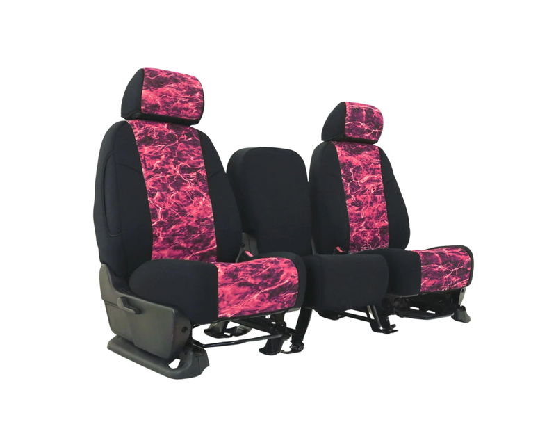 Custom Fit Neosupreme Seat Cover - Mossy Oak Crimson with Black