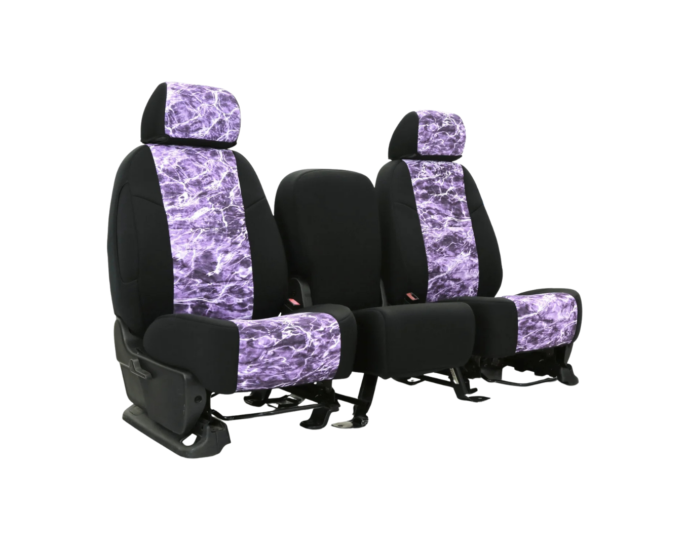 Custom Fit Neosupreme Seat Cover - Mossy Oak Man-O-War with Black