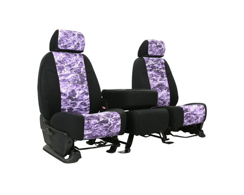 Custom Fit Neosupreme Seat Cover - Mossy Oak Man-O-War with Black