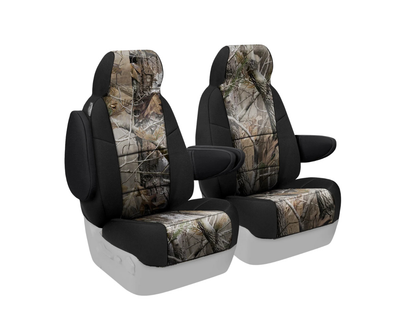 Custom Fit Neosupreme Seat Cover - Realtree Camo AP with Black
