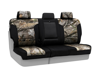 Custom Fit Neosupreme Seat Cover - Realtree Camo AP with Black