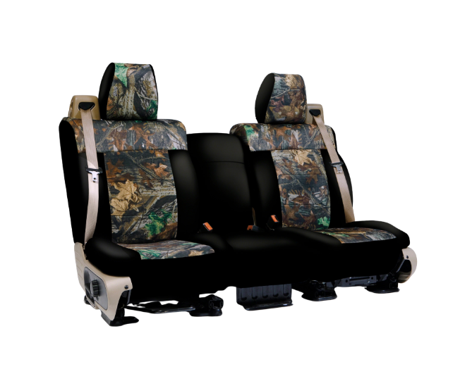 Custom Fit Neosupreme Seat Cover - Realtree Camo Timber with Black