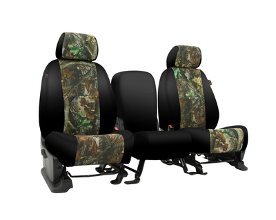 Custom Fit Neosupreme Seat Cover - Realtree Camo Timber with Black