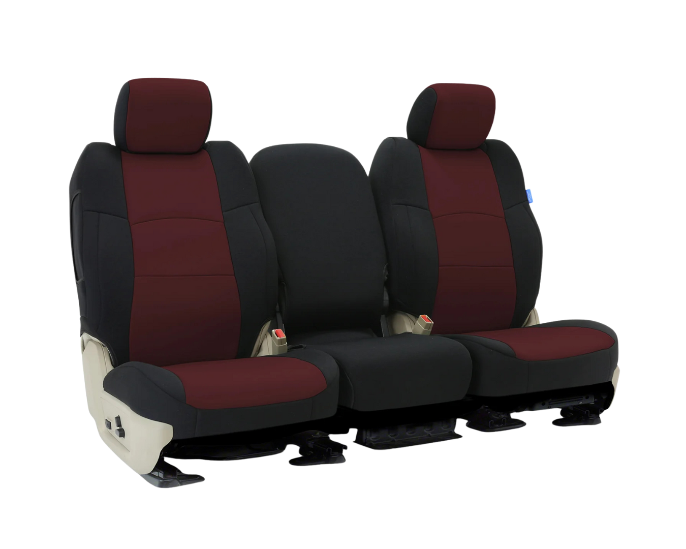 Custom Fit Neosupreme Seat Cover - Wine with Black