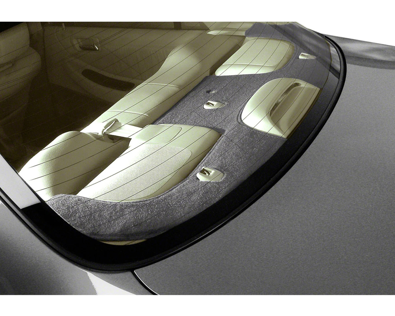 Custom Fit Polycarpet Rear Deck Cover - Charcoal