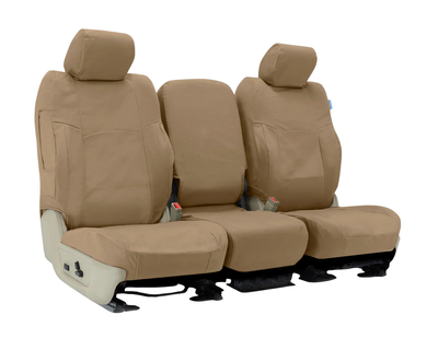 Custom Fit Polycotton Drill Seat Cover - Cashmere