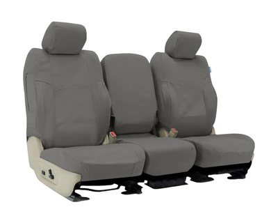 Custom Fit Polycotton Drill Seat Cover - Medium Gray