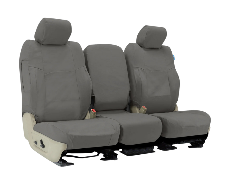Custom Fit Polycotton Drill Seat Cover - Medium Gray