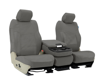 Custom Fit Polycotton Drill Seat Cover - Medium Gray