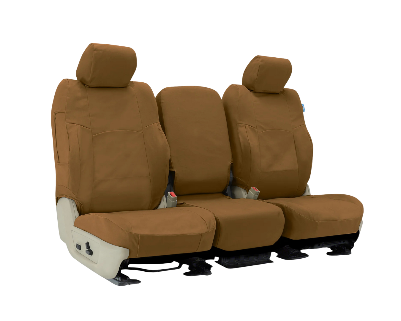 Custom Fit Polycotton Drill Seat Cover - Tan