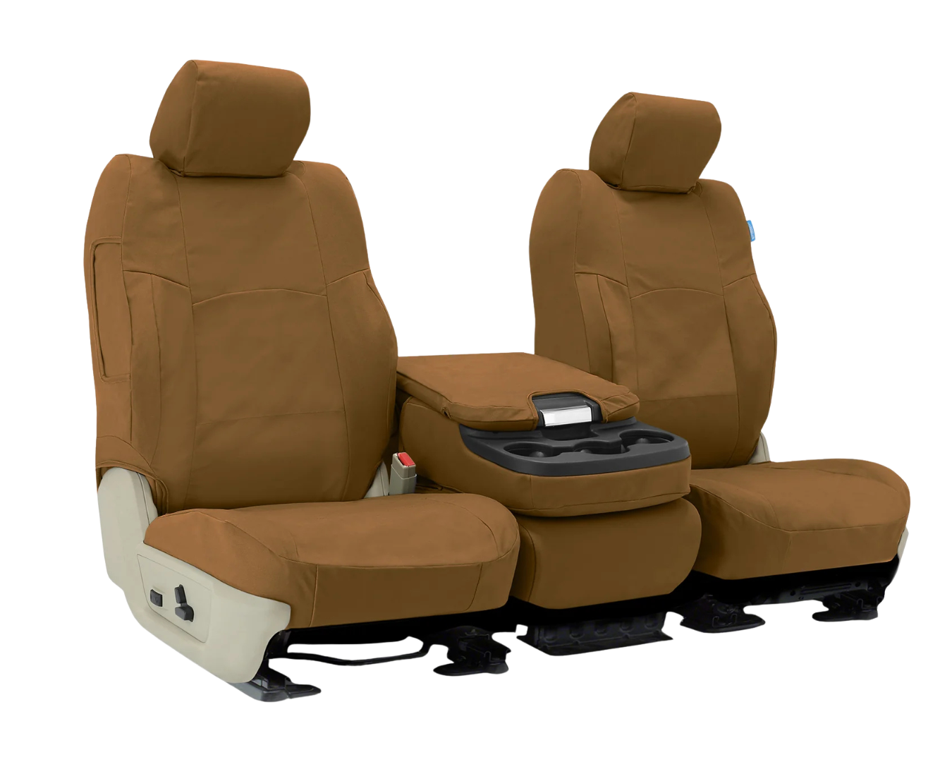 Custom Fit Polycotton Drill Seat Cover - Tan