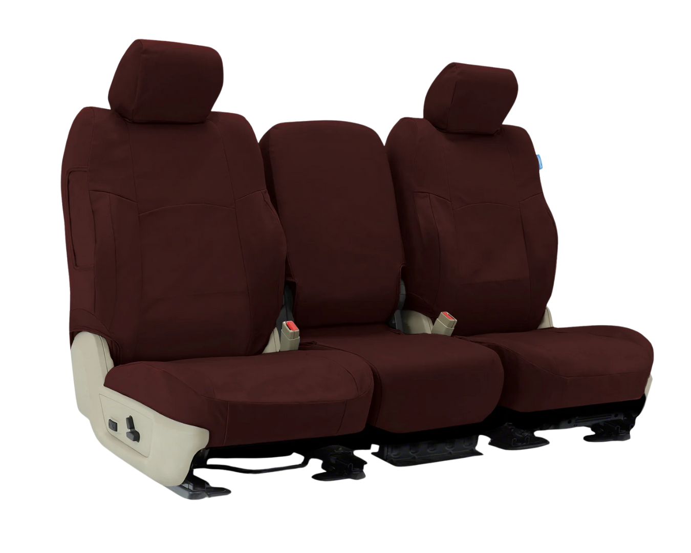 Custom Fit Polycotton Drill Seat Cover - Wine