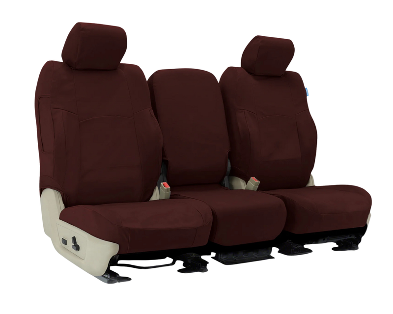 Custom Fit Polycotton Drill Seat Cover - Wine