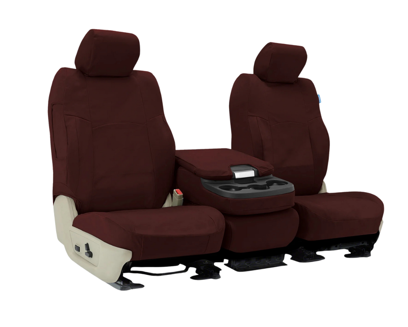 Custom Fit Polycotton Drill Seat Cover - Wine